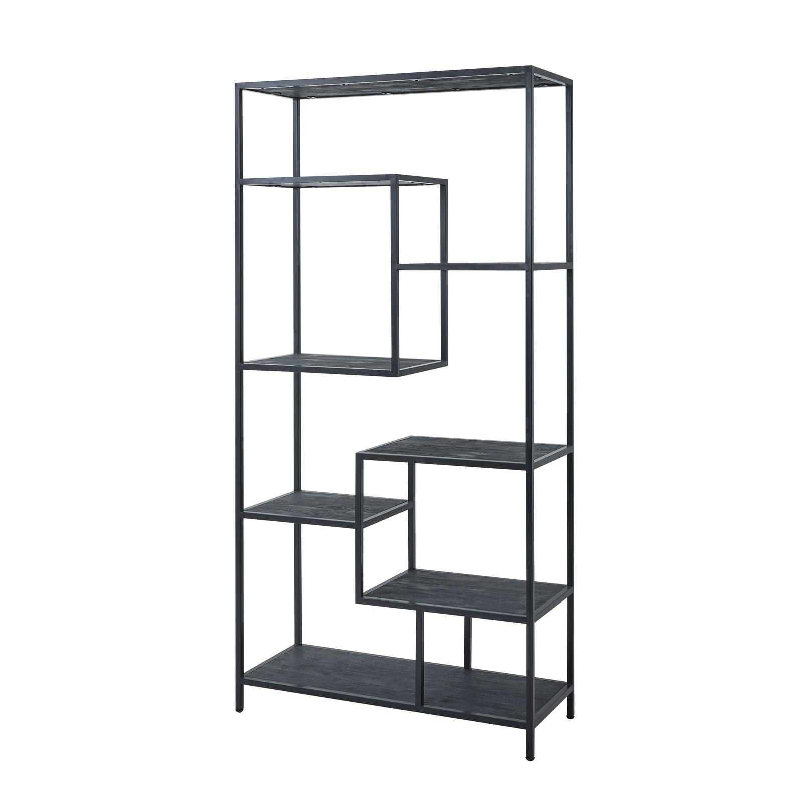 Large Black Multi Shelf Unit | Kaiku