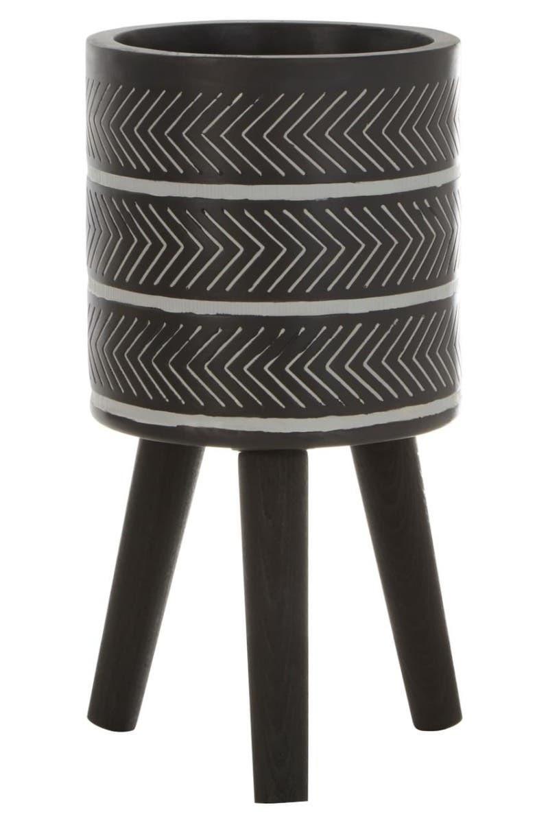 Darnell Small Chevron Planter | Kaiku