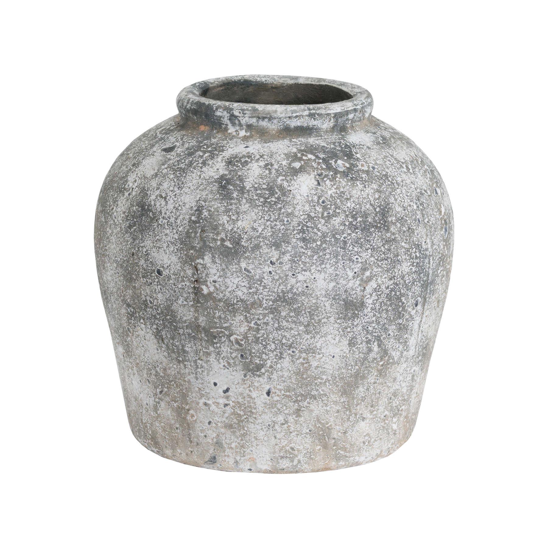 Aged Stone Ceramic Vase | Kaiku