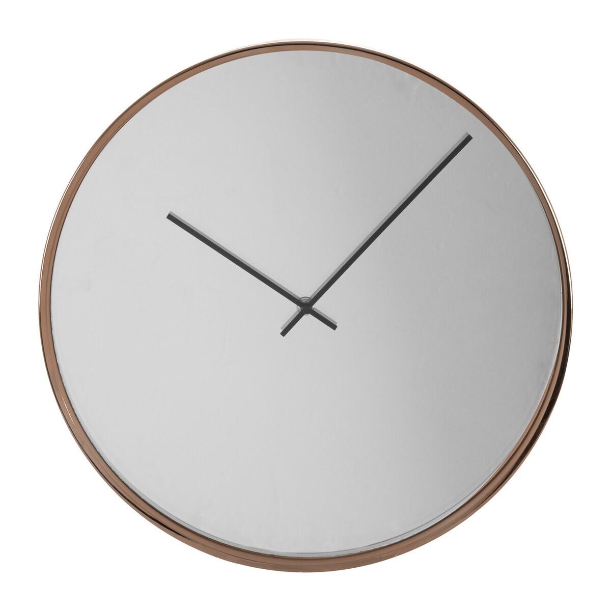 Baillie Rose Gold and Mirror Wall Clock | Kaiku