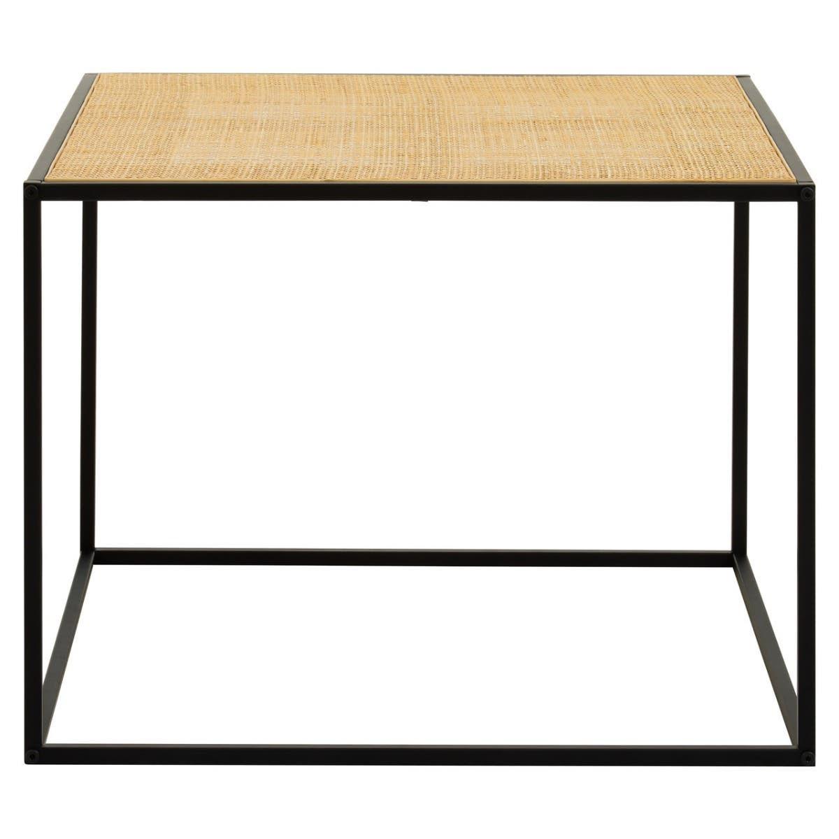 Depok Rattan And Metal Coffee Table | Kaiku