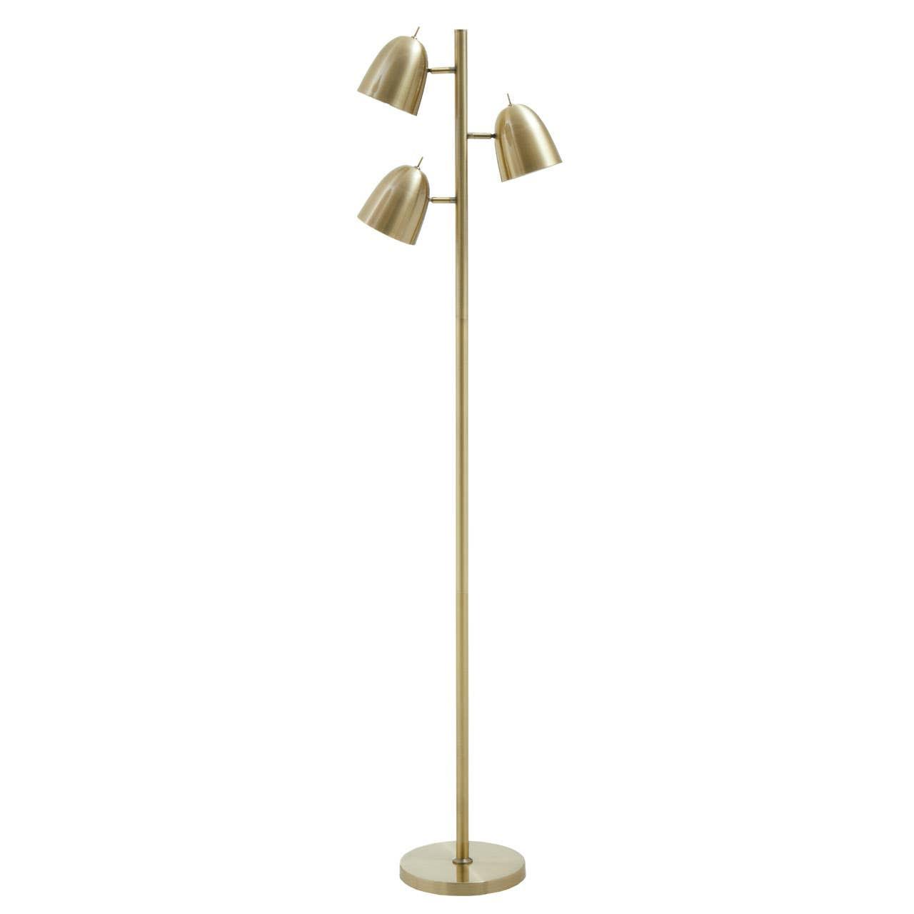 Newton Brass Finish Floor Lamp | Kaiku