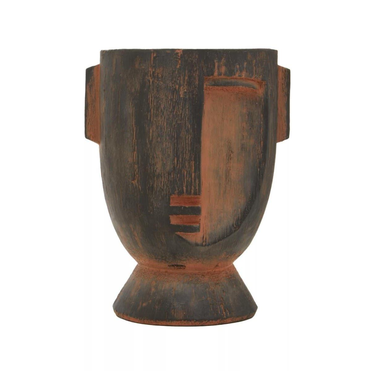 Darnell Large Rustic Face Planter | Kaiku