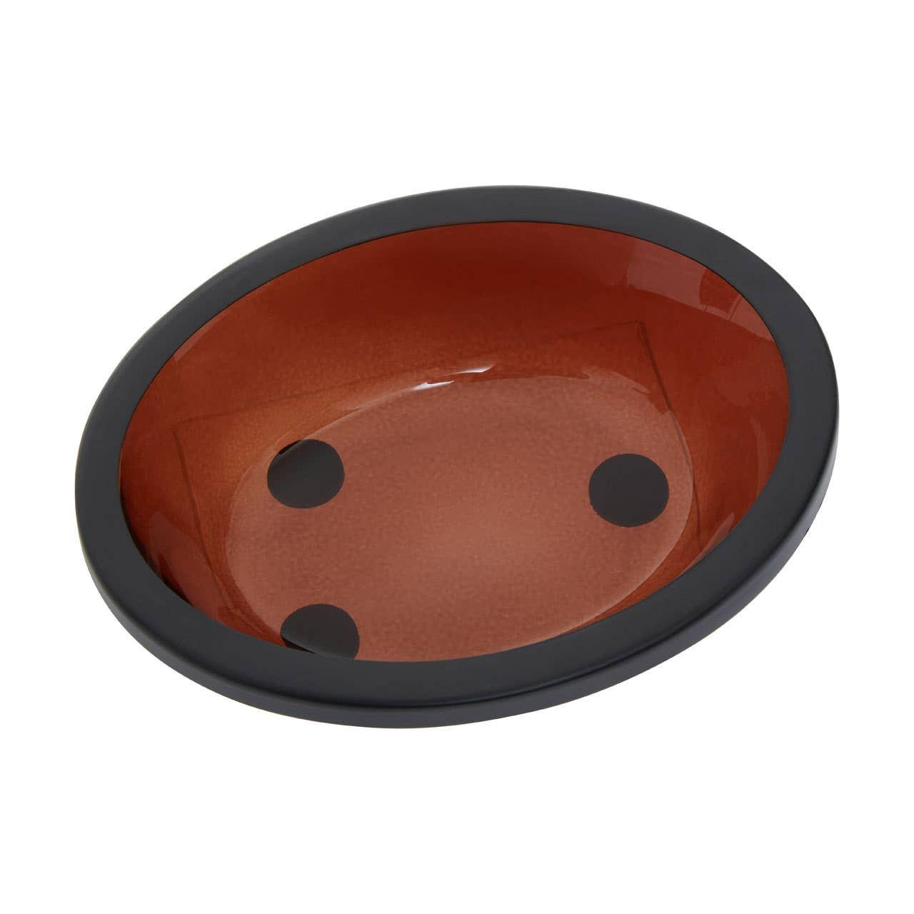 Allegra Brown Glass Soap Dish | Kaiku