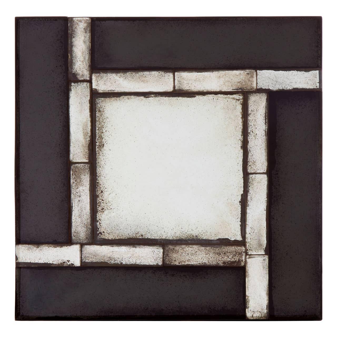 Riza Square And Tiled Design Wall Mirror | Kaiku