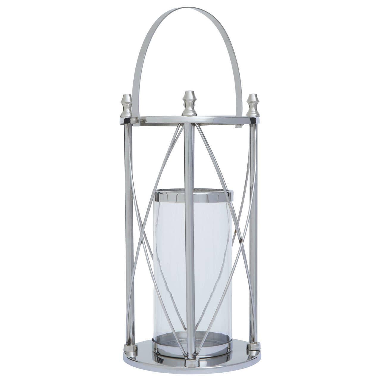 Cruzar Large Silver Lantern | Kaiku
