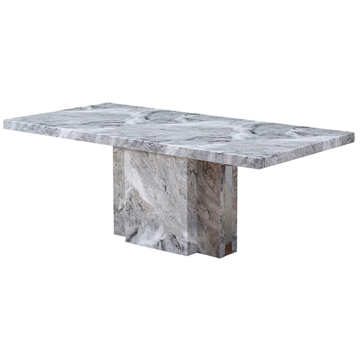 Saronno Grey Marble Dining Table | Kaiku