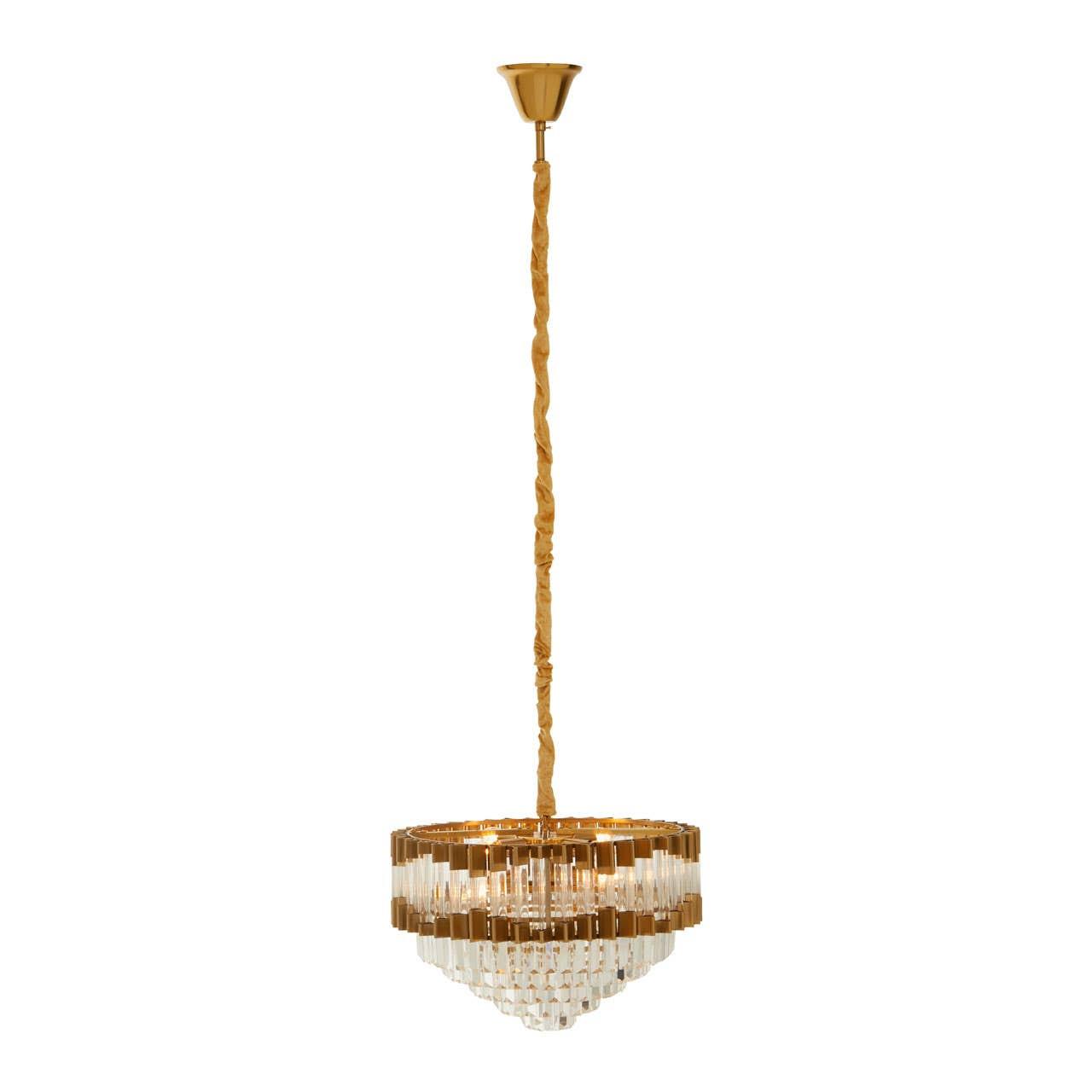 Babylon Four Bulb Antique Gold Chandelier | Kaiku
