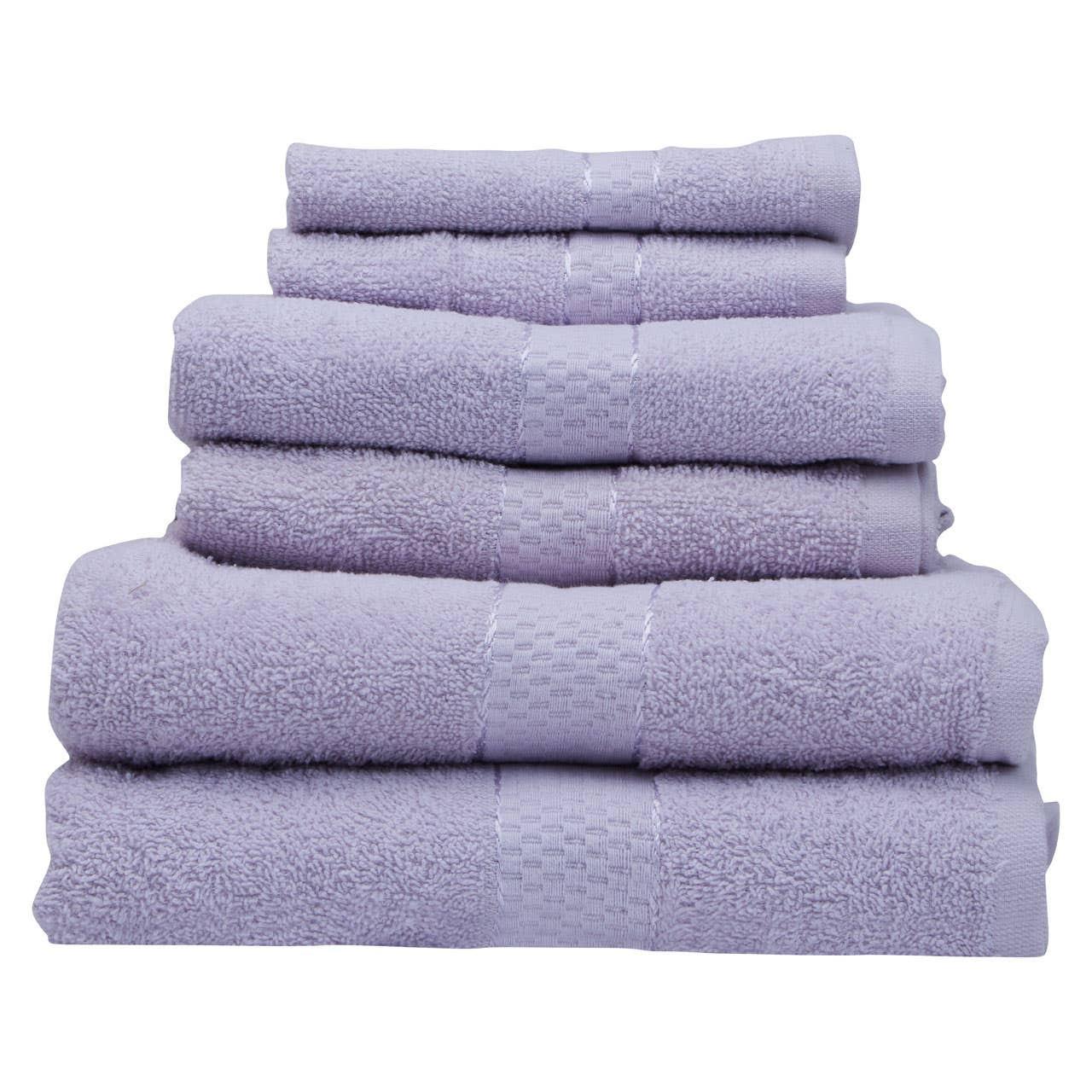 Thread and Loom 6 Piece Lilac Towel Set | Kaiku