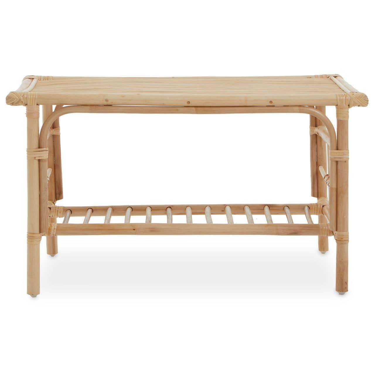 Mataram Natural Rattan Rectangular Coffee Table | Kaiku