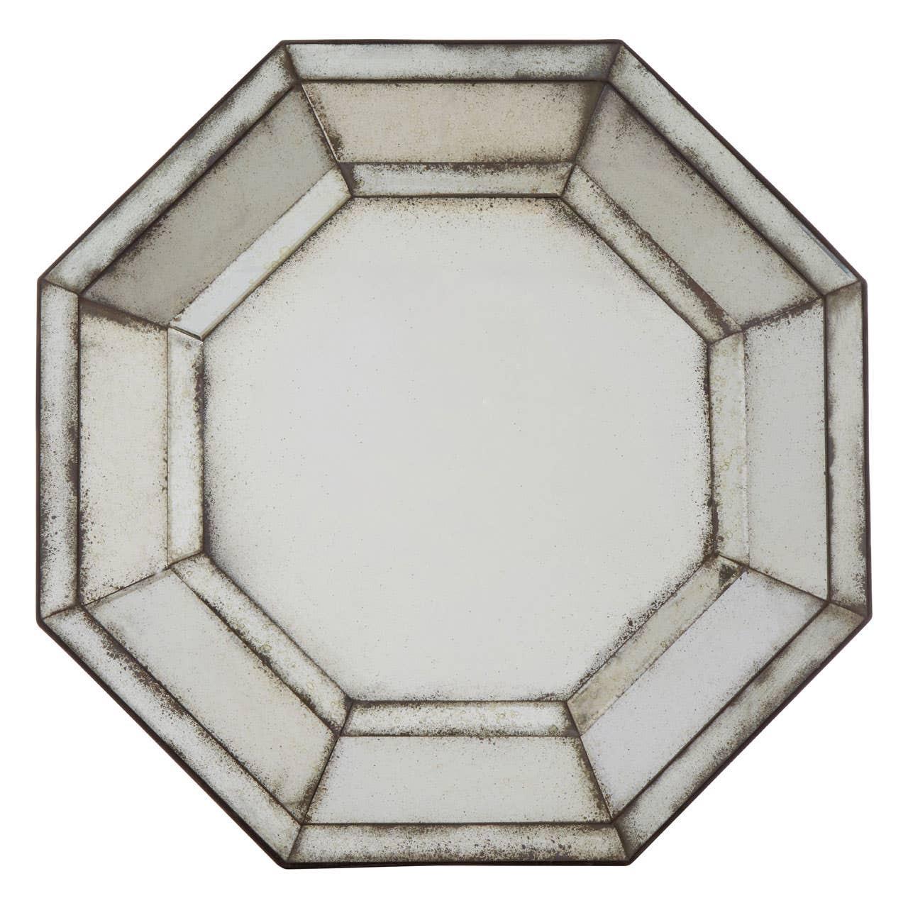 Riza 3D Hexagonal Wall Mirror | Kaiku