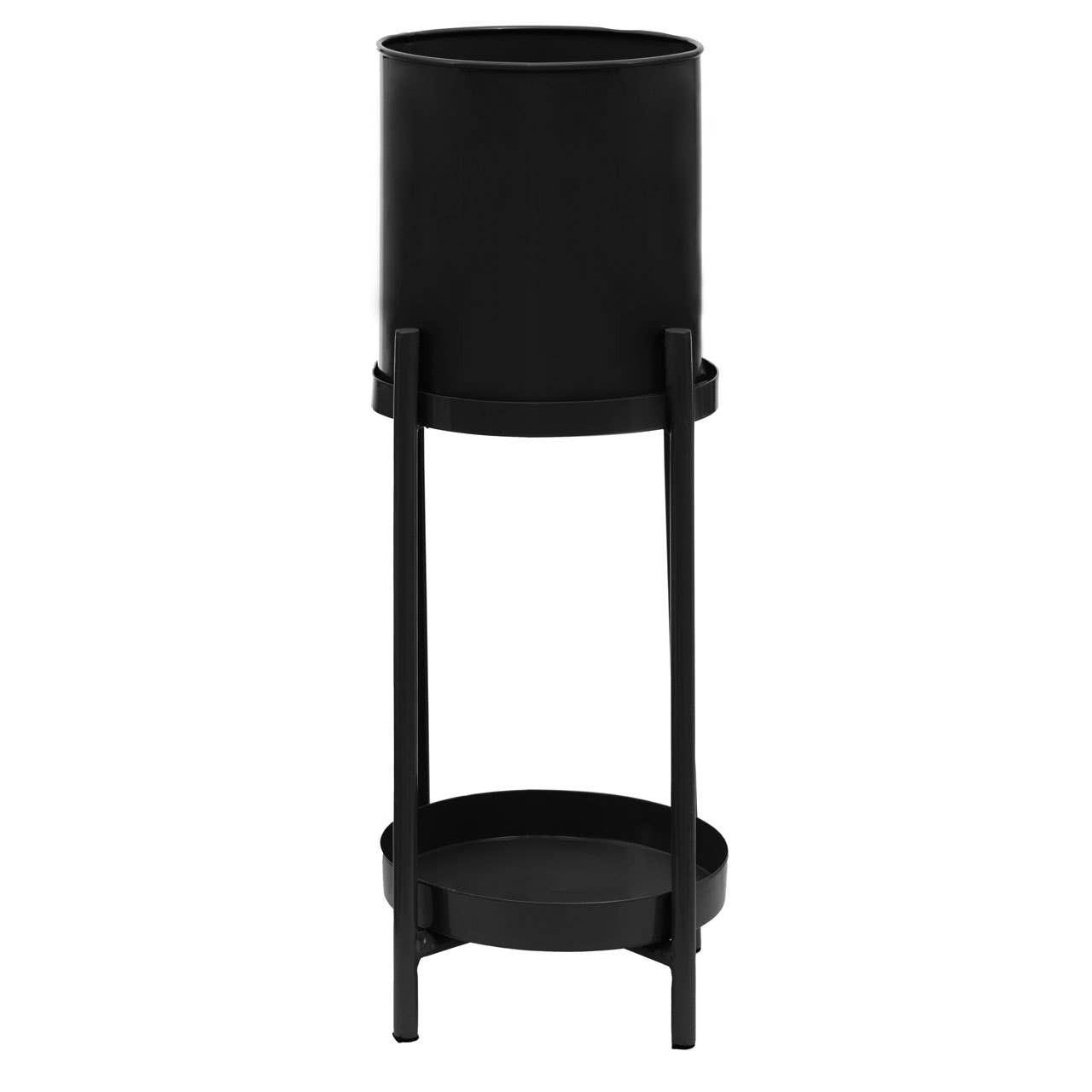 Asher Two Tier Black Plant Stand | Kaiku