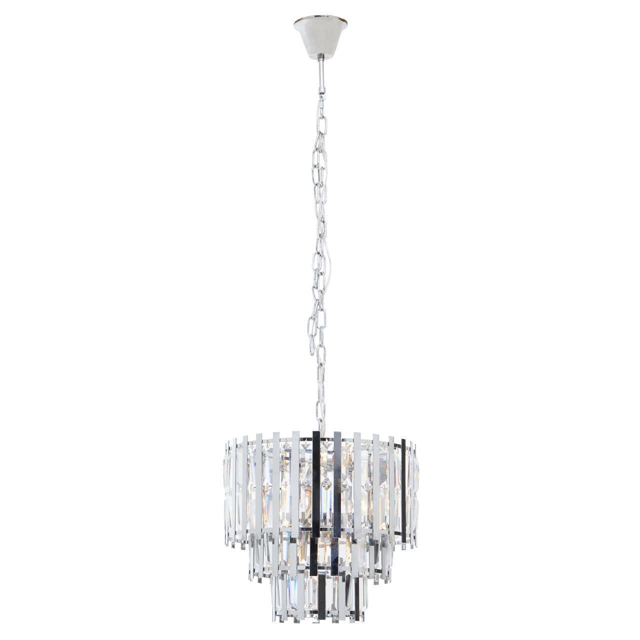 Babylon Eight Bulb Chrome Chandelier | Kaiku