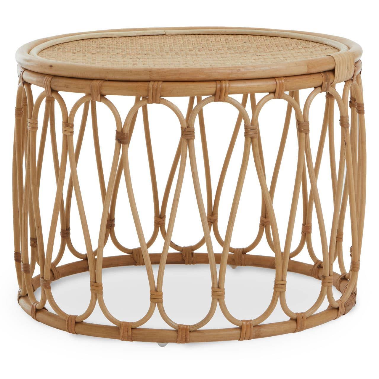 Mataram Natural Rattan Table | Kaiku