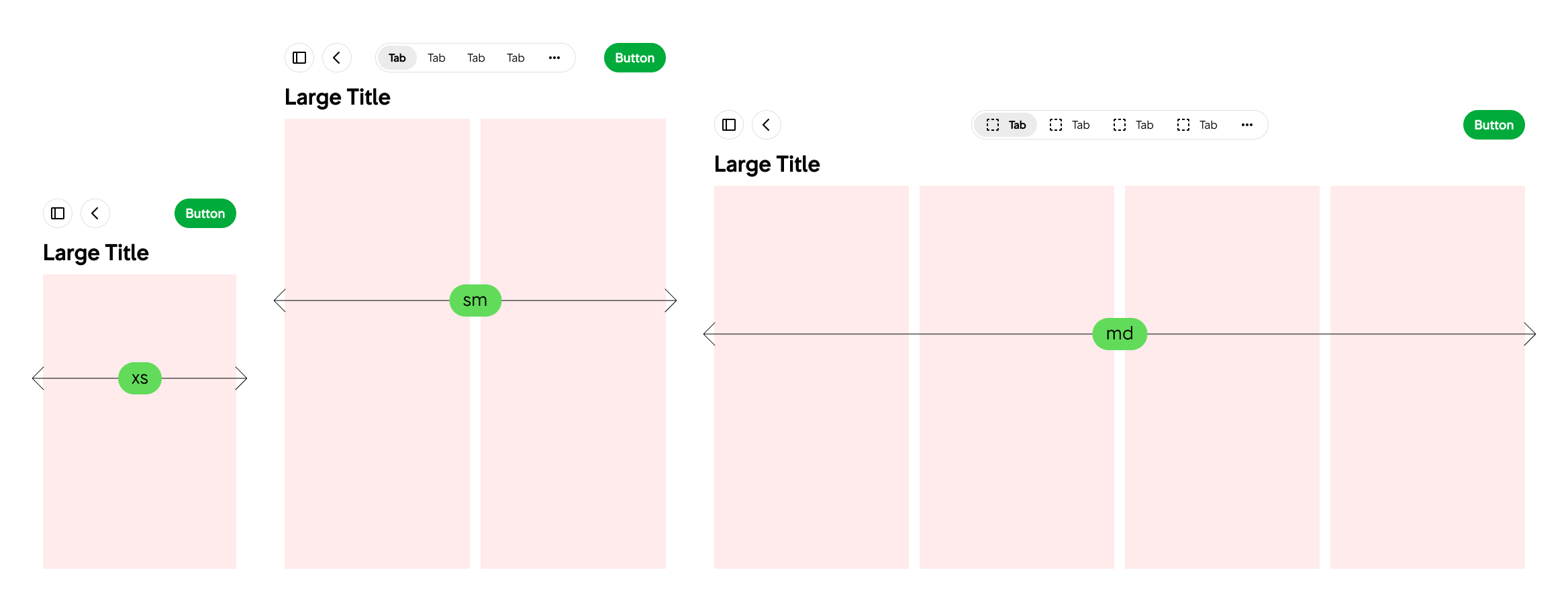 Media queries, exempel 1: Vi använder media queries för att få till rätt layout för webbsidan.
