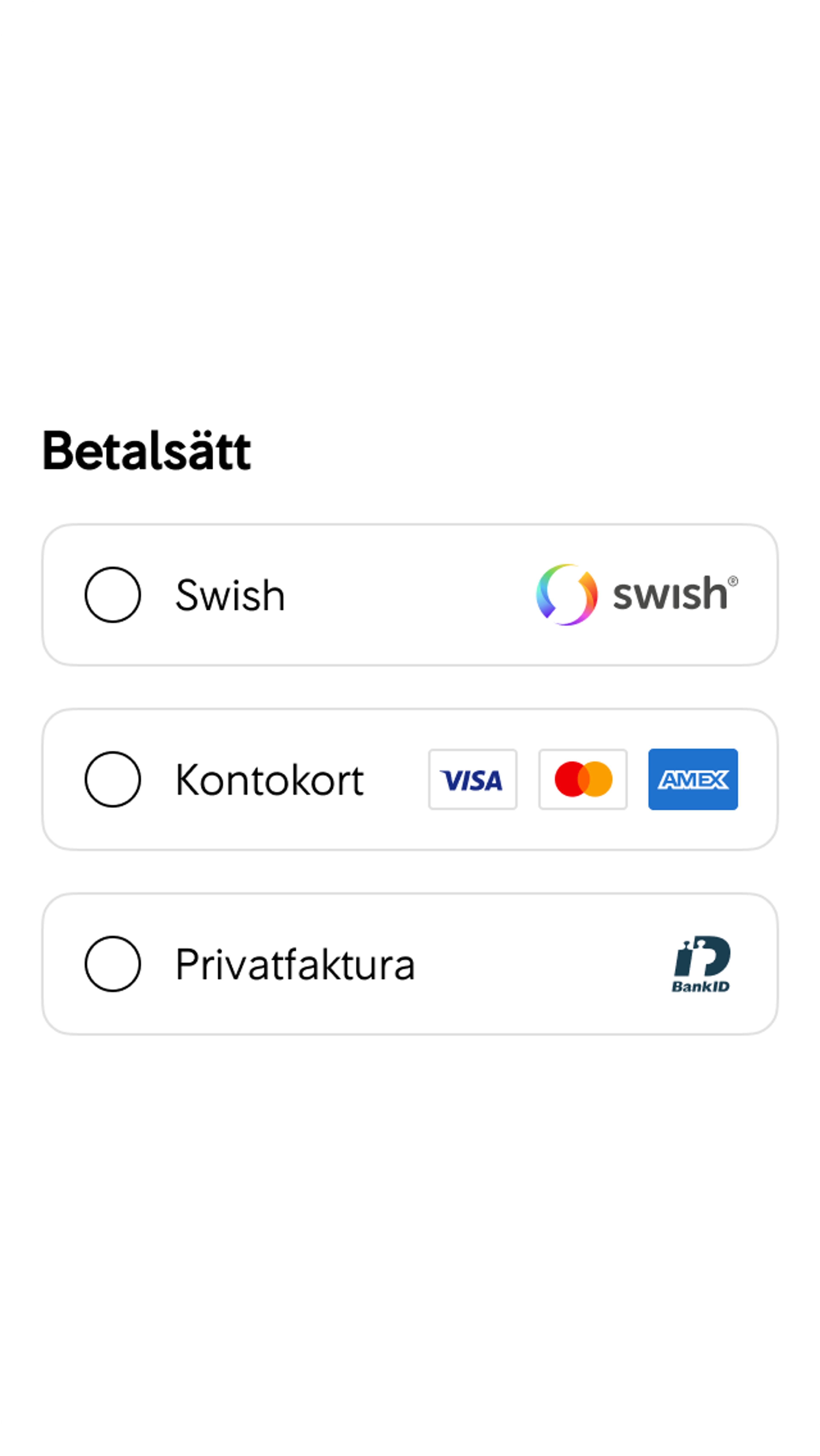 Payment Method example 2