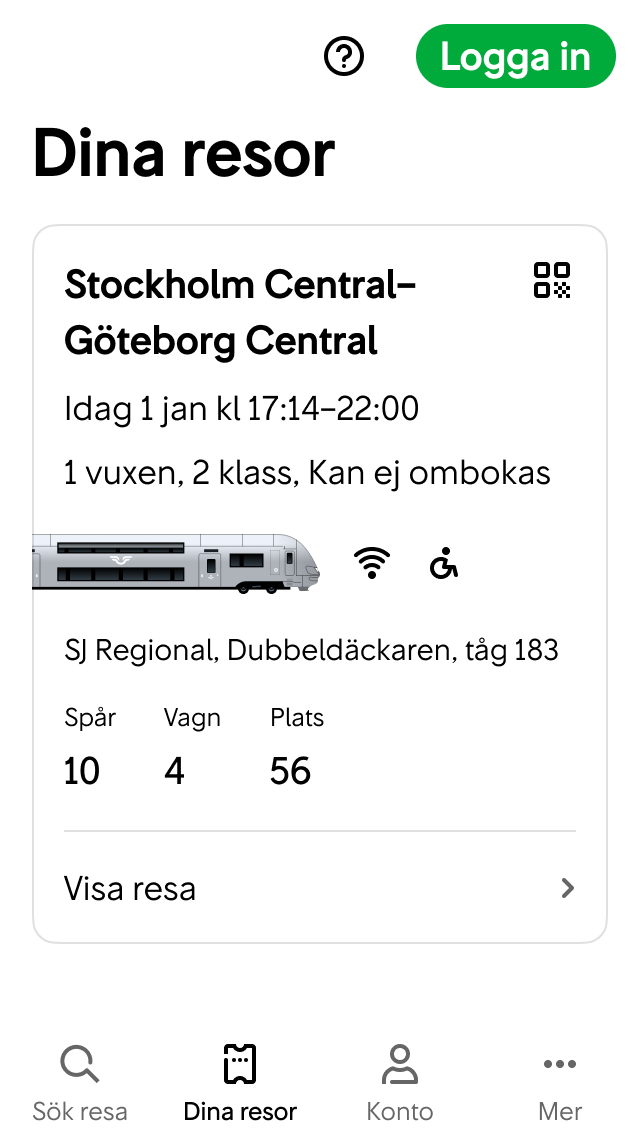 Exempel med knapp i App Bar