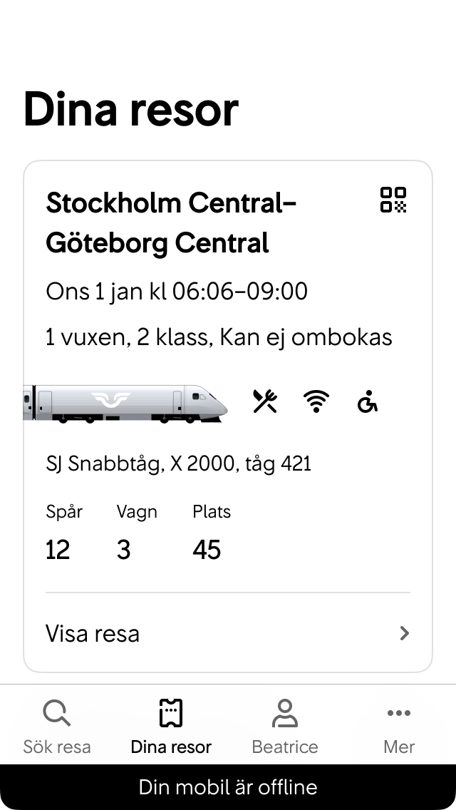 Sen visar vi ett systemmeddelande.