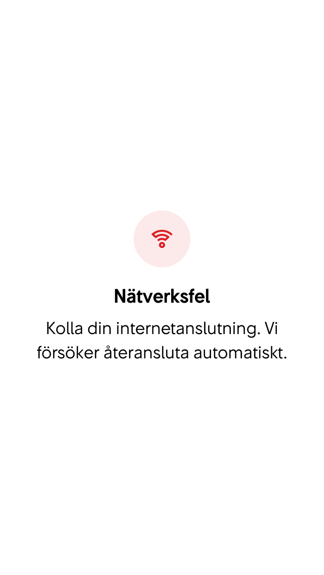 Exempel på anpassad offline-sida.