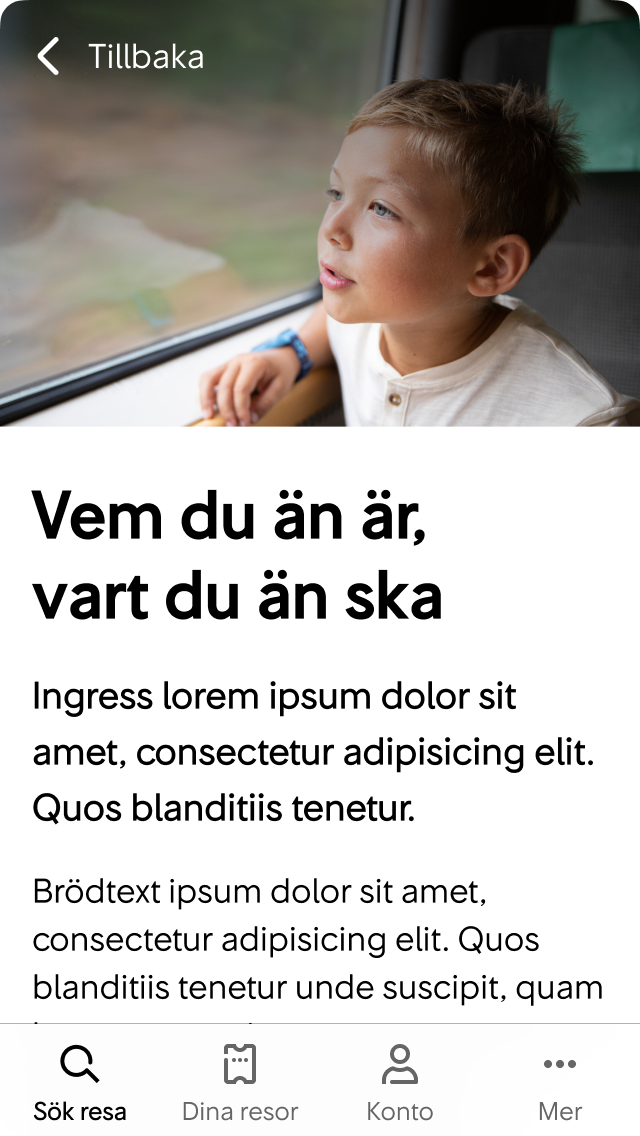 Förstärk en rubrik genom att knyta den närmare en bild.