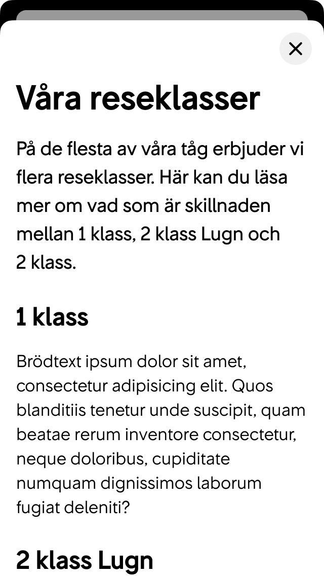 Modaltext i köpflöde