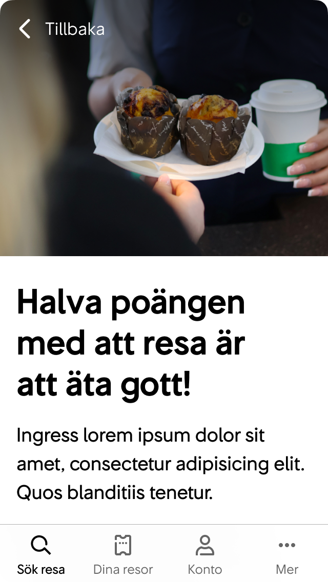 Om bilden är för ljus eller rörig är det bättre att lägga rubriken under bilden.