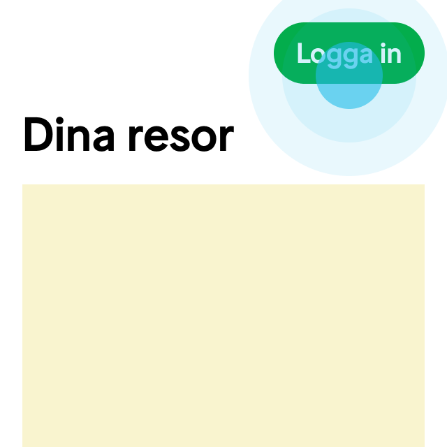 1. Användaren trycker på Logga in-knappen.