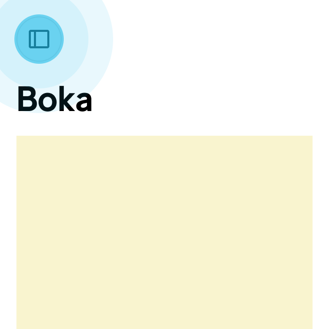 1. Användaren trycker på Sidebar-knappen.