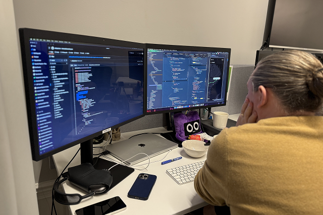 Våra utvecklares kunskaper sattes på prov för att sy ihop alla delar.