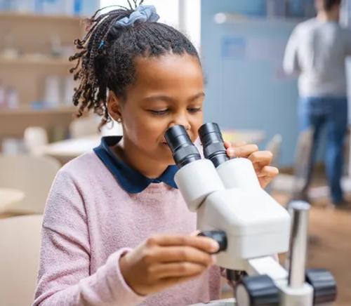 Young STEM student