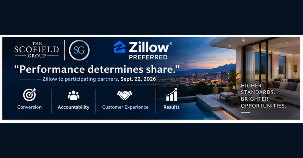 Scofield Group Leads Zillow Preferred Growth as Las Vegas Moves to 100% Preferred