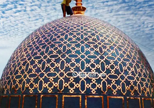 KUBAH MASJID TEMBAGA