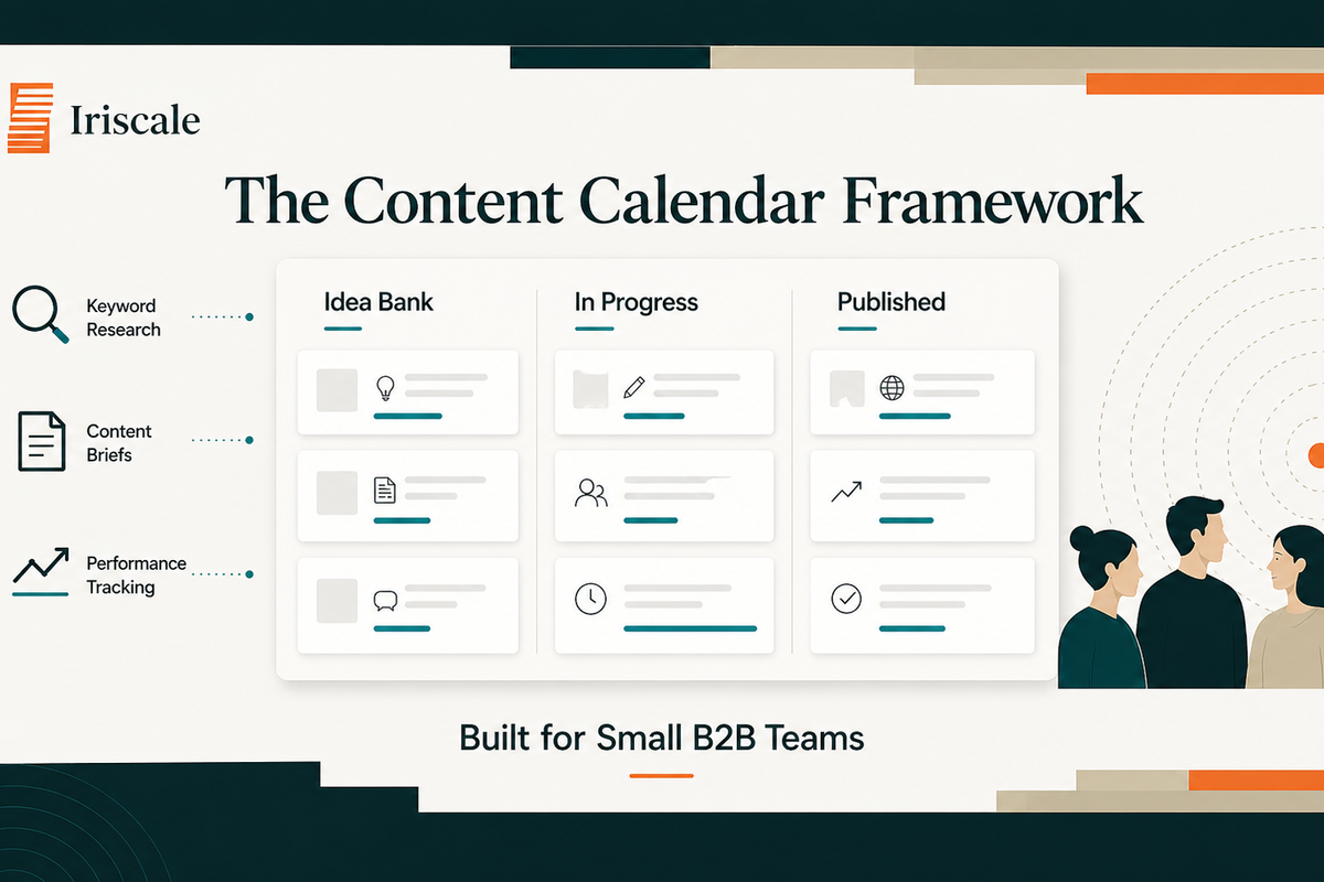 The Content Calendar Framework That Works for B2B Companies with Small Teams