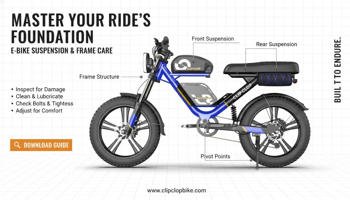 E-Bike-Flotten-ROI maximieren: Profi-Guide zu Federung & Rahmenpflege für Vermieter & B2B