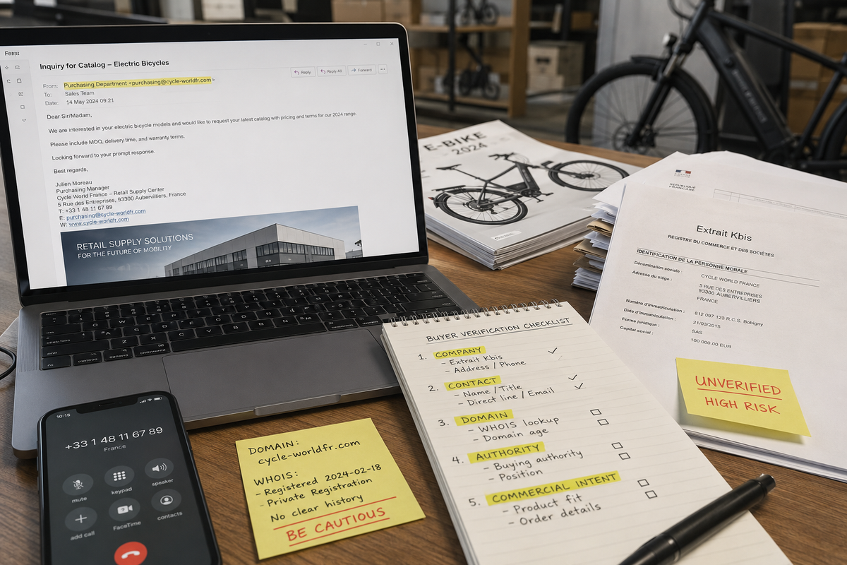 How We Verify B2B Buyers: A Suspected E.Leclerc Impersonation Case