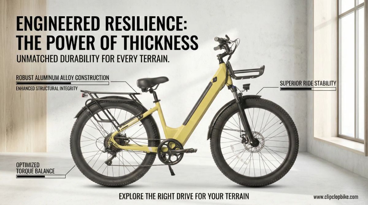 Strategisk elcykelstel-tykkelse: B2B-holdbarhedsguide
