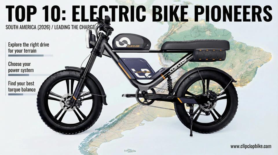 Best-list: top 10 e-bike fabrikanten in Zuid-Amerika (2026)