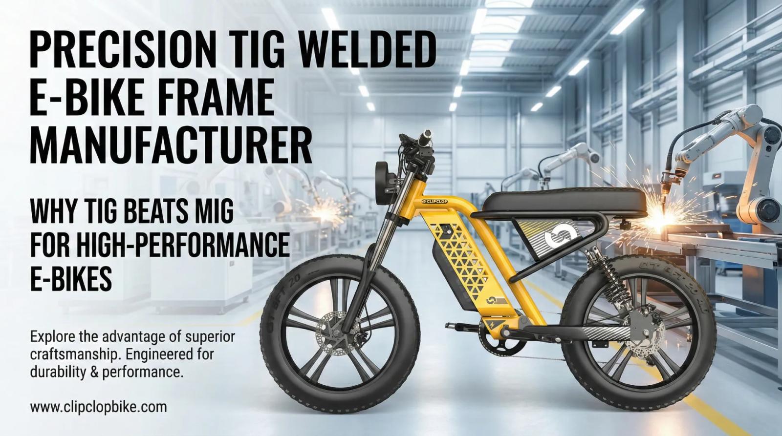 مصنع إطار E-Bike ملحوم بـ TIG: لماذا دقة TIG تتفوق على MIG