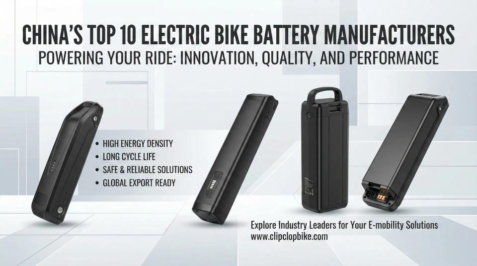 أفضل 10 مصنّعين لبطارية E-Bike في الصين (قائمة B2B 2026)