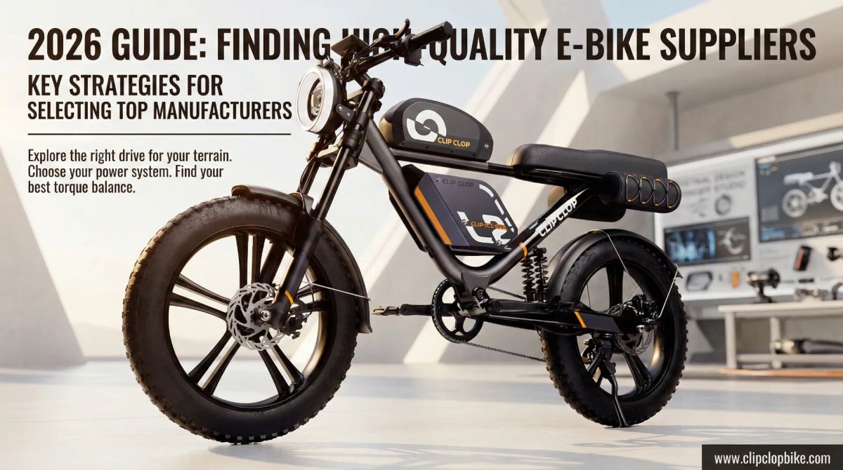 How to Find and Select High-Quality E-Bike Suppliers in 2026