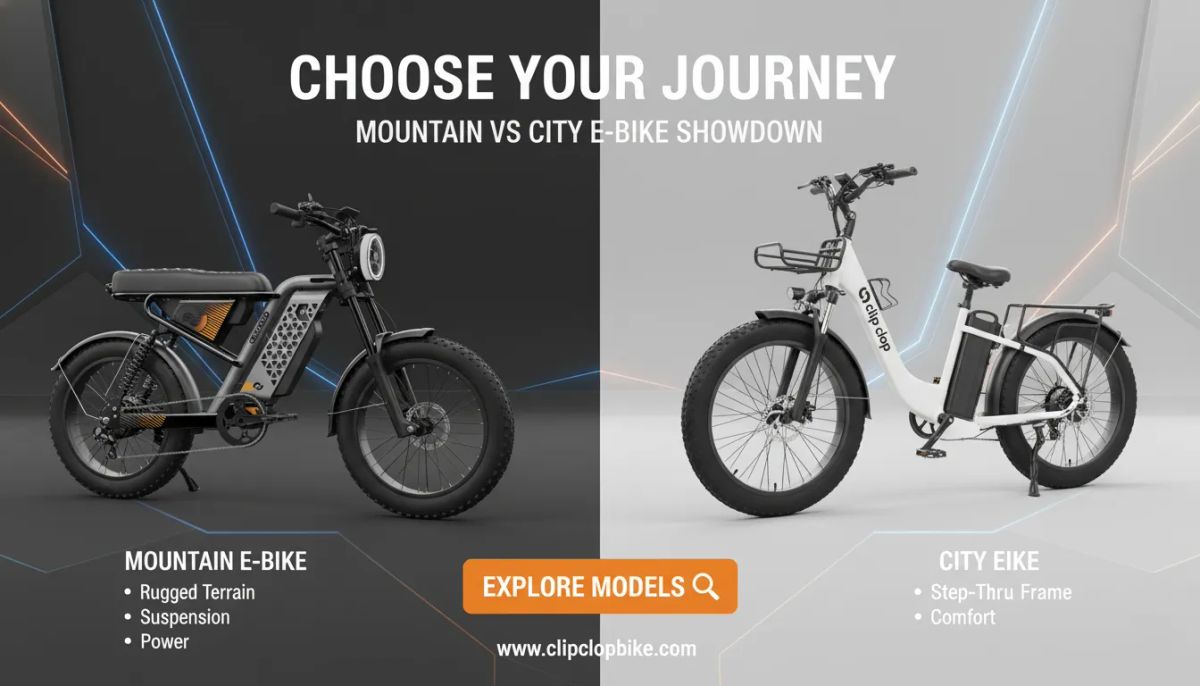 E-Mountainbike vs. City-E-Bike: Der definitive B2B-Guide für Ihre Produktlinie