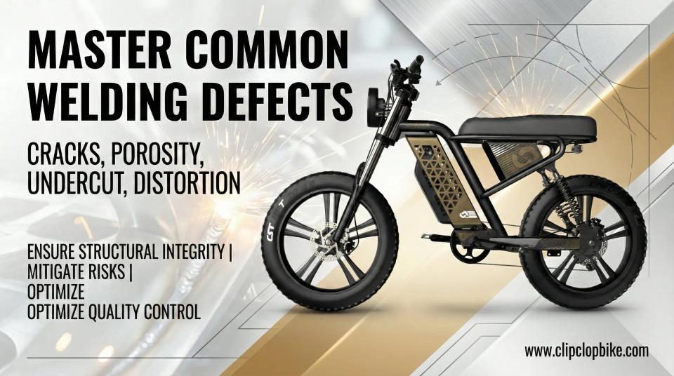 Master Common E-Bike Frame Welding Defects: Porosity, Undercuts, Hot Cracking & Factory AQL Inspection
