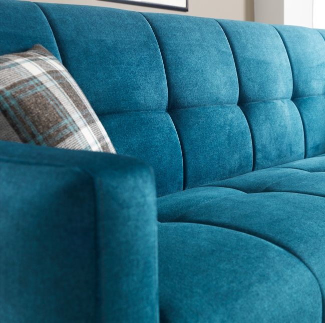 Turquoise / Patterned Pillow Detailed