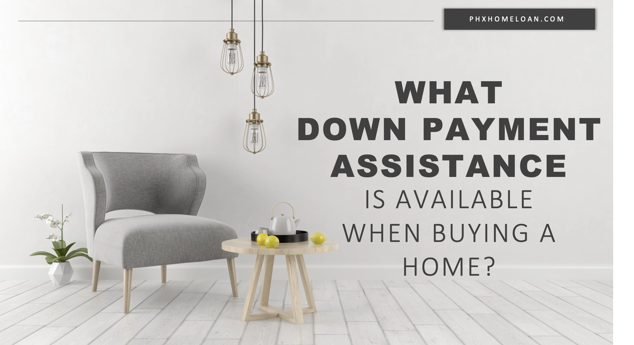 Down payment assistance for home buyers.