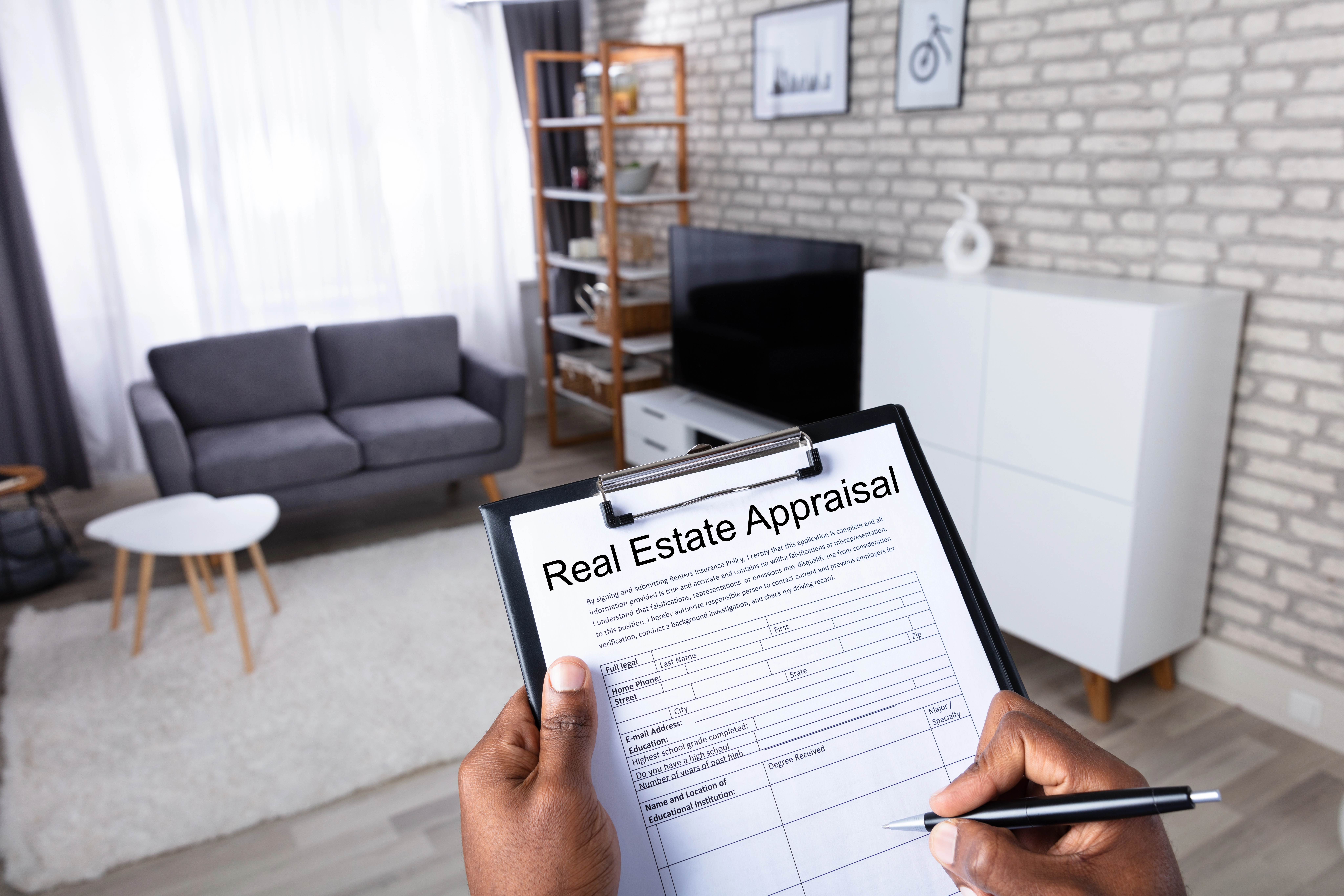 VA Loan appraisals form.