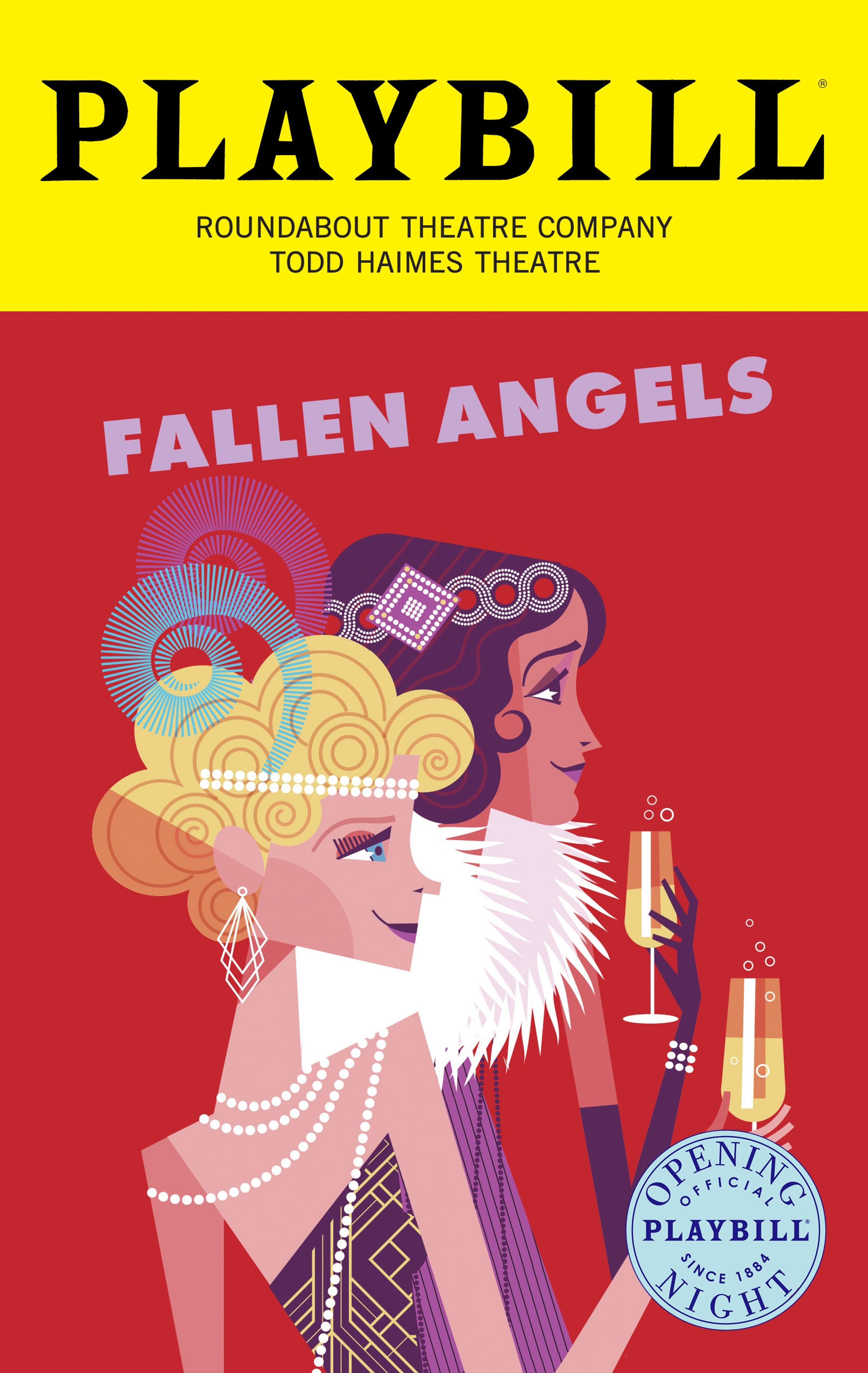 Fallen Angels on BroadwayHD Playbill cover