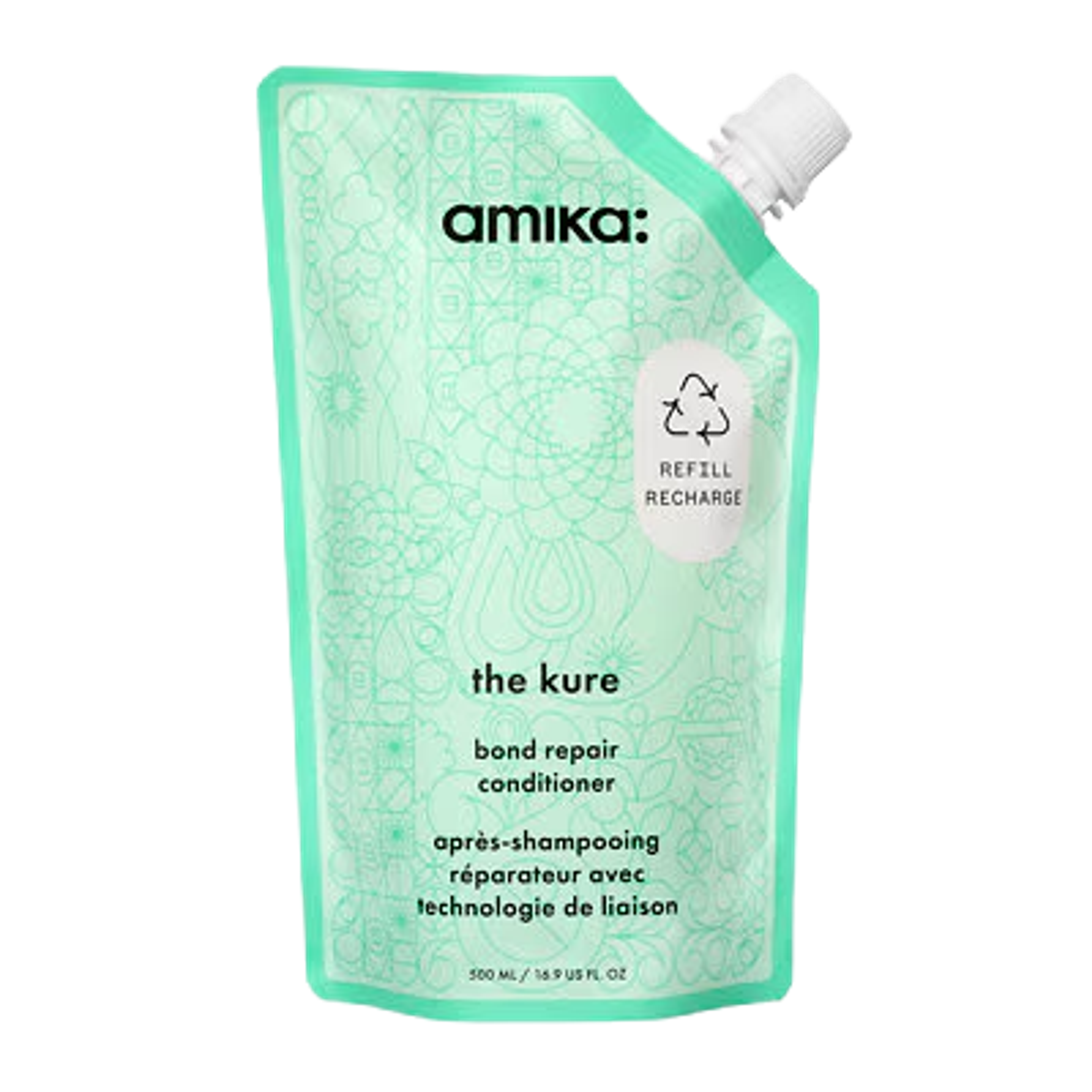 Mint refill pouch of conditioner