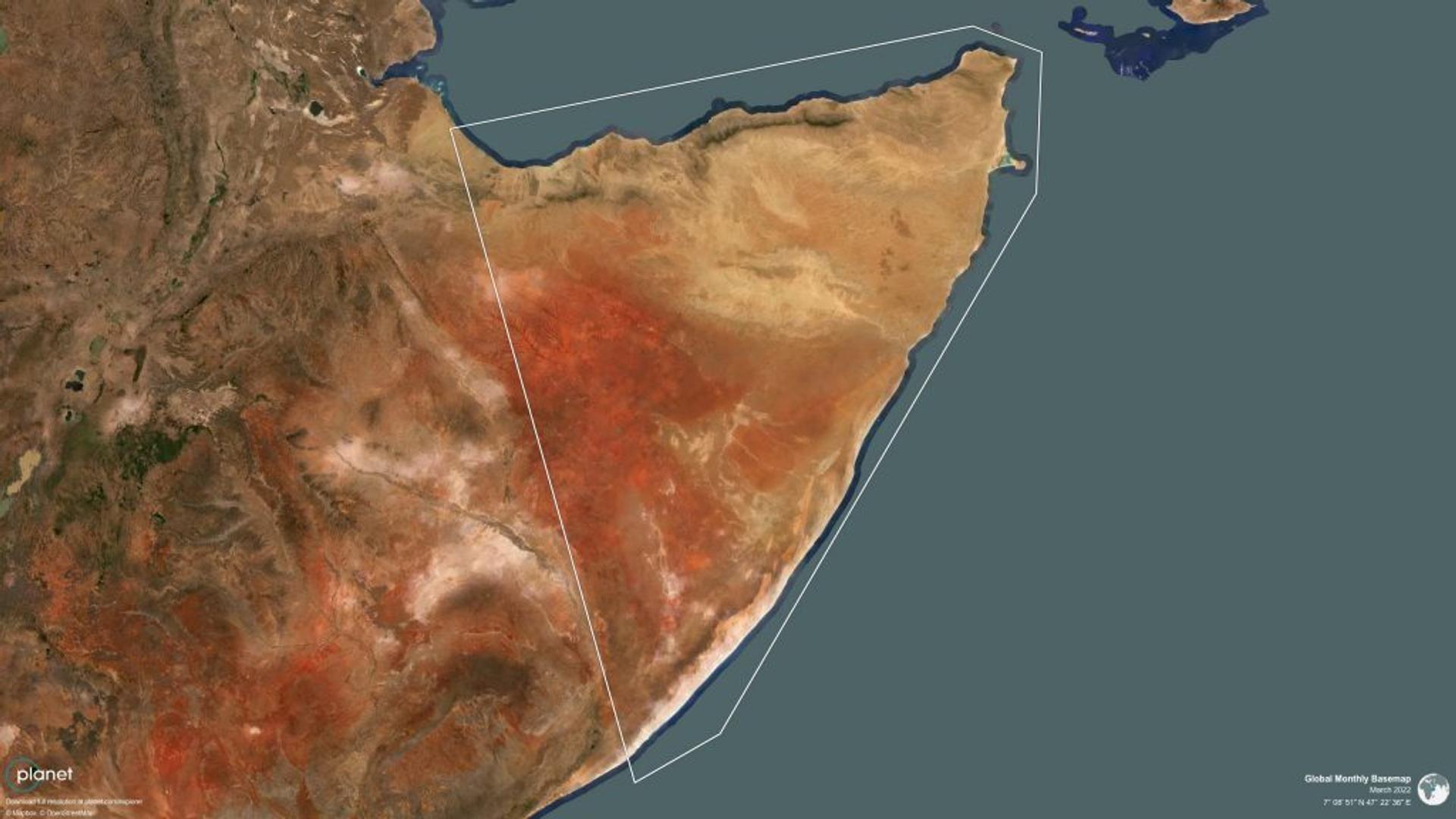 Using planetary forensics to visualize historic drought in the Horn of ...