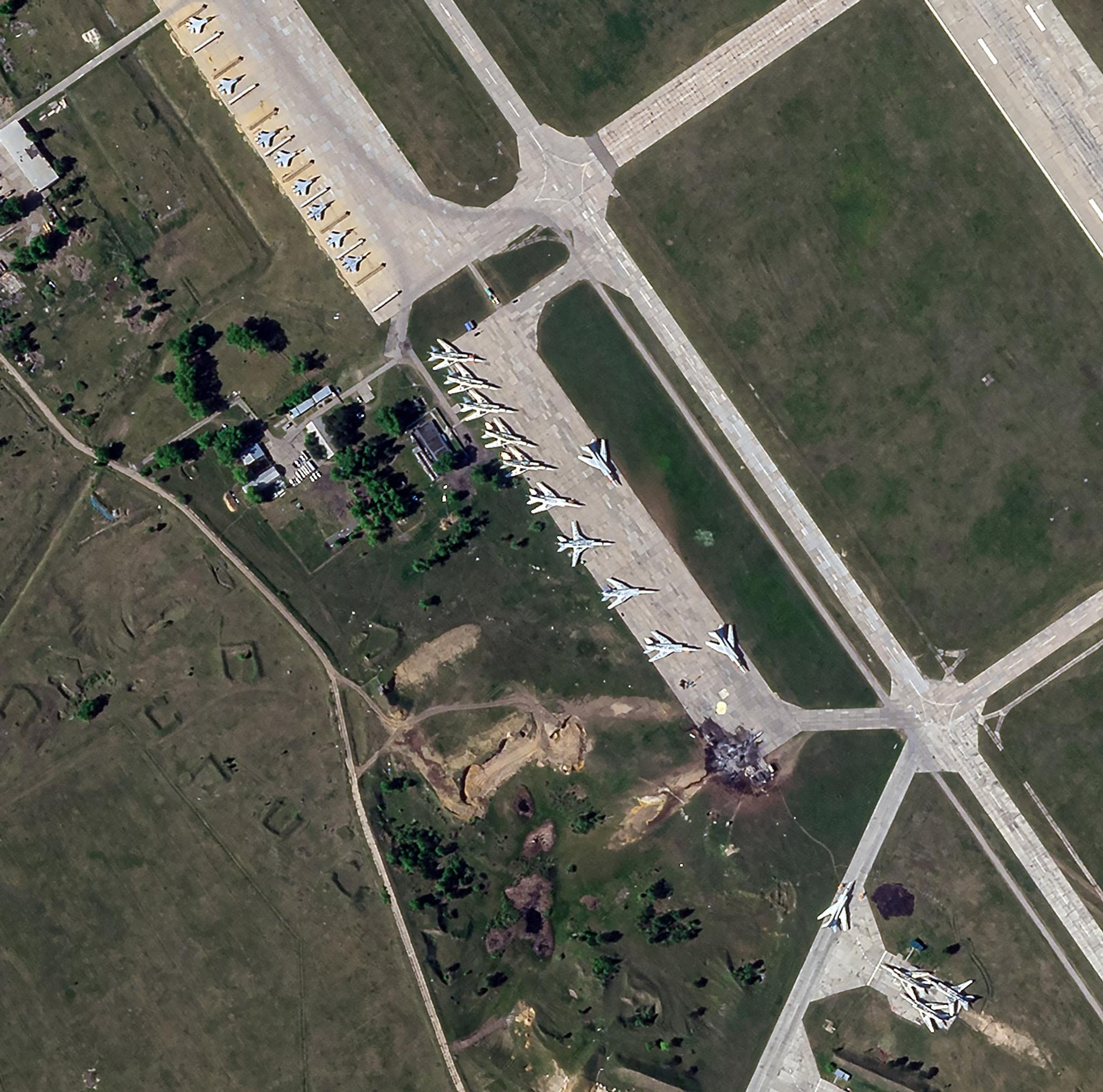 SkySat • Strikes on Belaya Air Base, Irkutsk, Russia • June 4, 2025