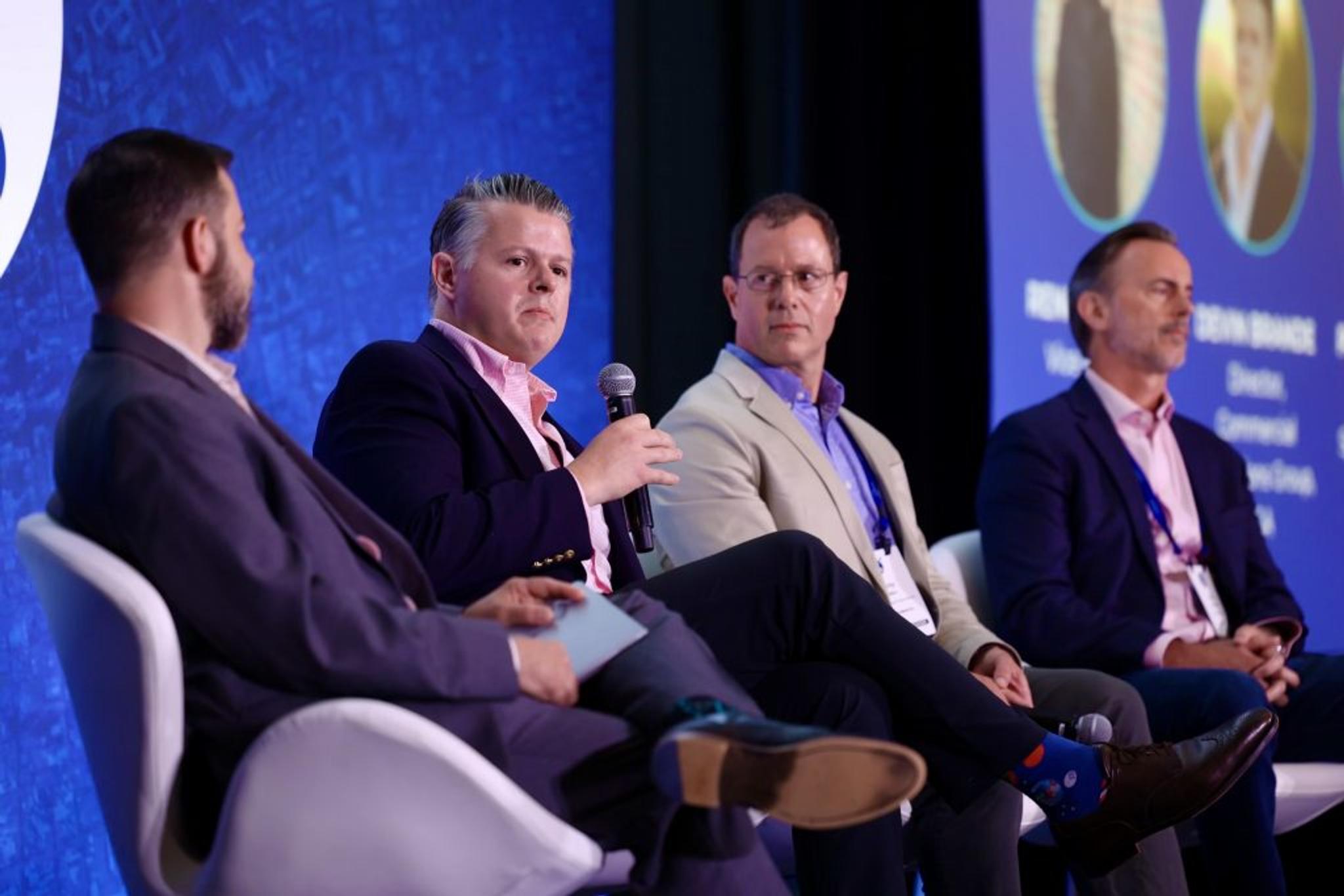 Panel moderated by Dave Gauthier, Chief Strategy Officer, GXO Inc. and hosting Devin Brande, Director, Commercial Operations Group at NGA, Renny Babiarz, Vice President, Analysis and Operations at AllSource Analysis, and Philip Ritcheson, Specialist Executive at Deloitte.